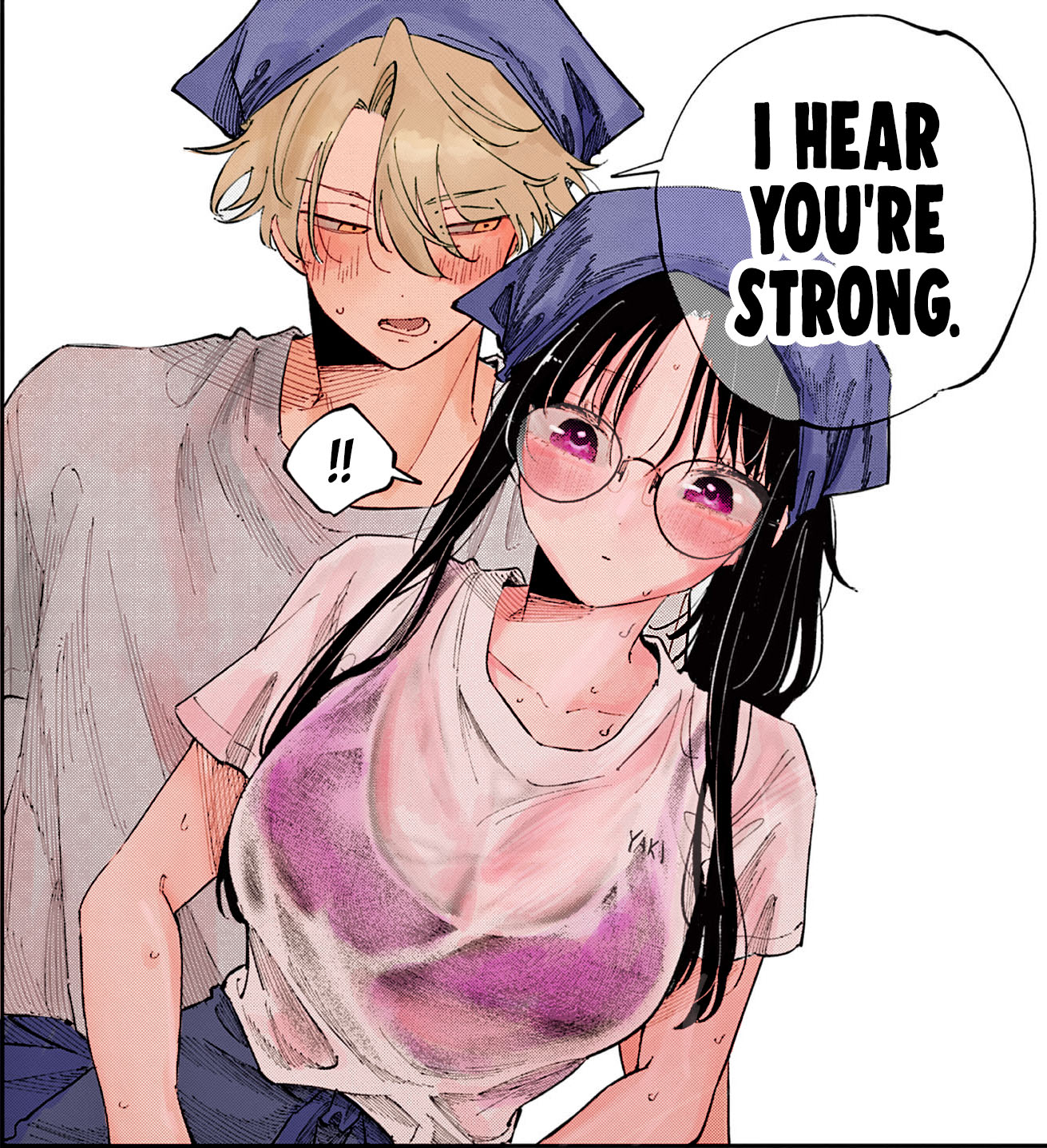 The weirdo one desk over keeps giving me THAT kind of look, Chapter 53 image 12